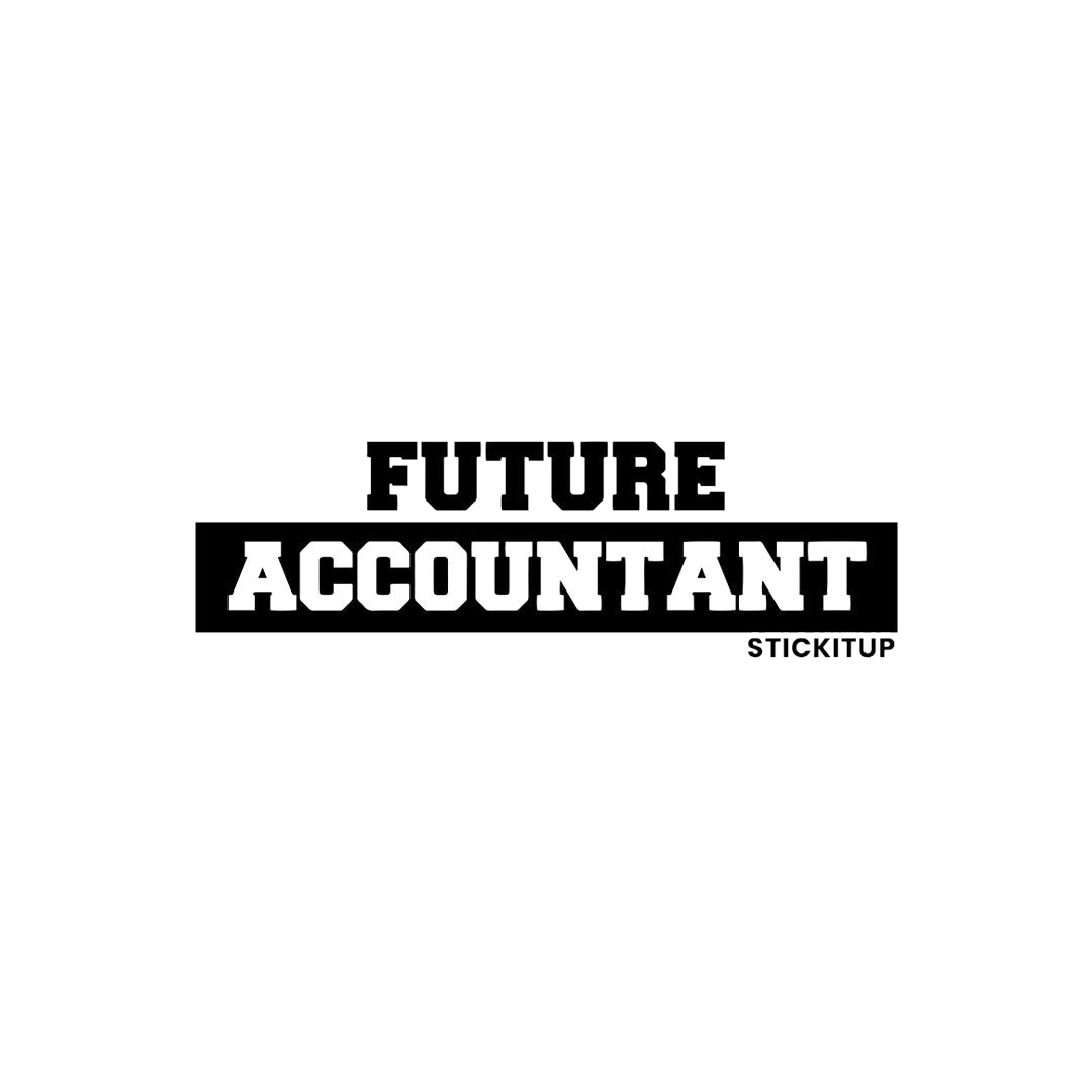 Future Accountant Sticker
